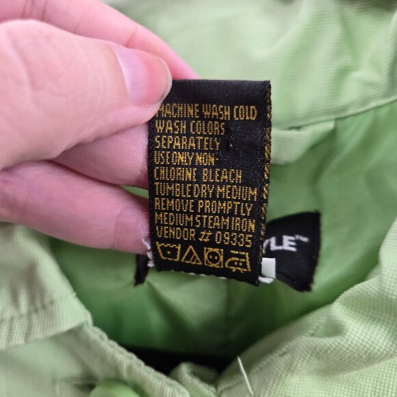 Metrostyle Green Big Buttons Long-Sleeved Jacket Size 12 - Picture 7 of 8